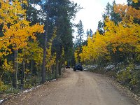 TwinCone-111601 : Fall Color, Jeep, Phone