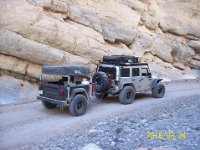 DeathValley-0055 : Dad's Photos, Death Valley, Jeep, Titus Canyon